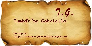 Tumbász Gabriella névjegykártya
